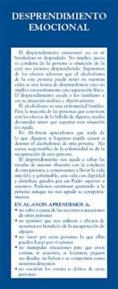 desprendimiento emocional